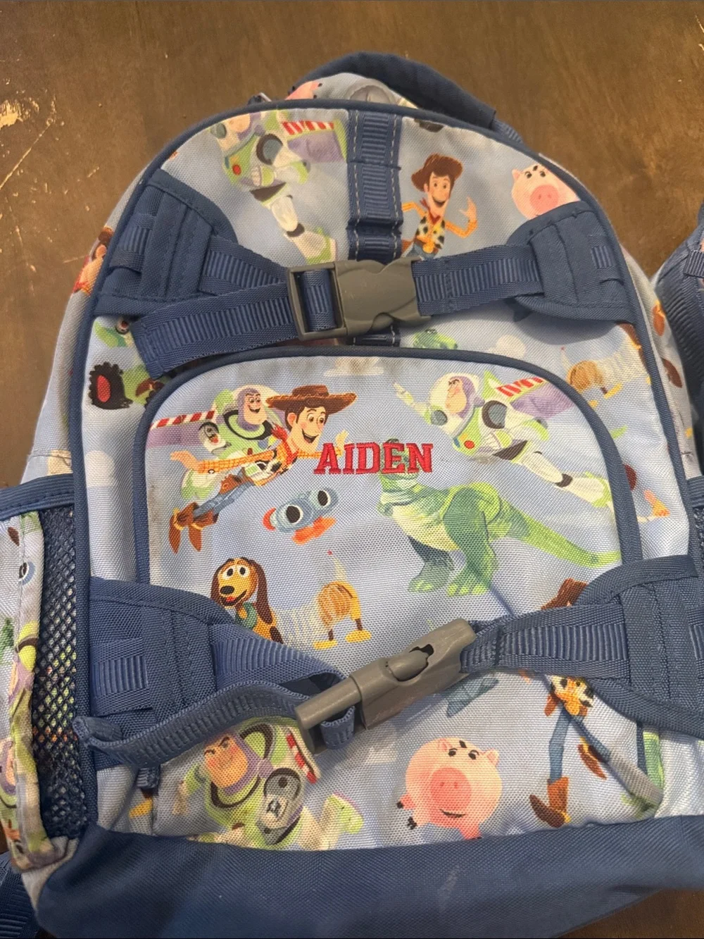 Small Pottery Barn Toy Story Backpack and Lunchbox
